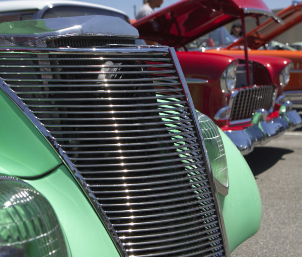 cars at classic car show