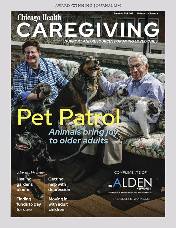 Chicago Health Caregiving magazine cover